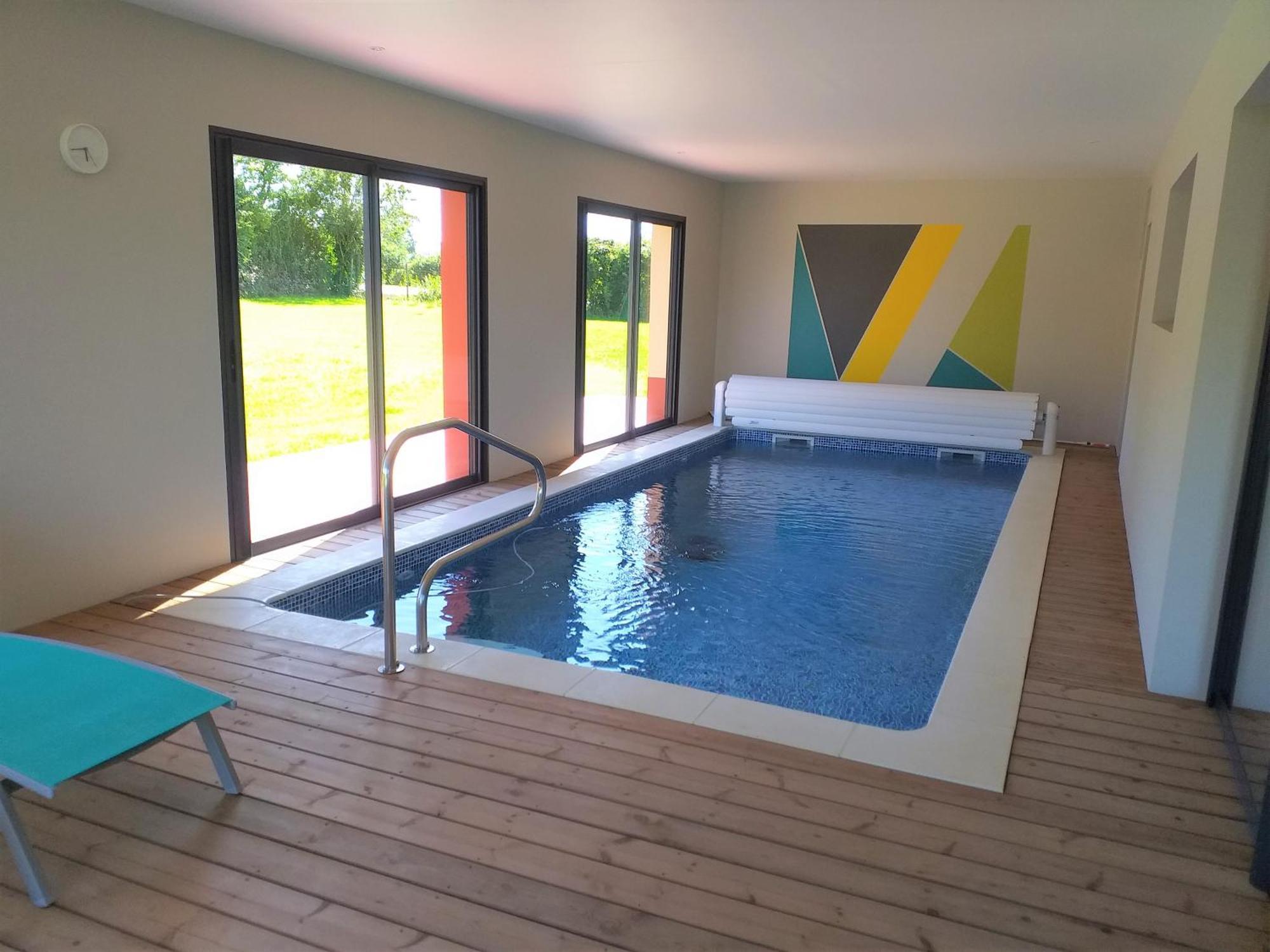 Maison Avec Piscine Interieure Privee Sans Vis A Vis Chauffee Toute L Annee Quievrecourt Exterior photo